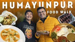 Unseen Humayunpur (North Eastern Food Hub) Food Tour in South Delhi I Nepali + Korean  Chana Chaat