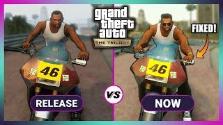 GTA Trilogy Definitive Edition - Release vs Now (2024) Comparison