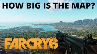 HOW BIG IS THE MAP in Far Cry 6? Creep Across the Map