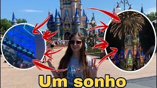 Vlog: Minha primeira vez no parque da Disney-um sonho realizado/ Vlog da Milli