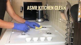 ASMR cleaning kitchen top, stove and appliances | no talking, unintentional