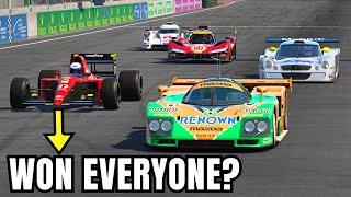 Can a 90s Ferrari F1 Beat Every FASTEST CLASS EVER to Race at the 24 Hours of Le Mans !?!