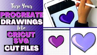 Create SVG Cut Files for CRICUT From Your PROCREATE Drawings