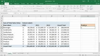 Excel GETPIVOTDATA Function to Pull Data from a PivotTable