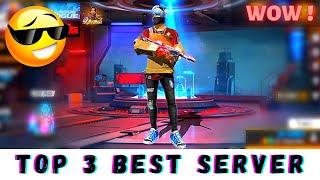 TOP 3 BEST SERVER OF FREE FIRE  YOU CAN'T BELIEVE THAT 