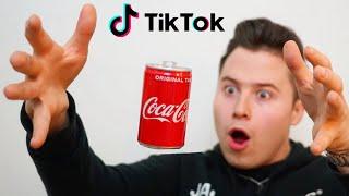 Cola Dose SCHWEBEN lassen ERKLÄRT Ich teste VIRALE TikTok Zaubertricks ZUM NACHMACHEN