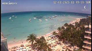 Isla Mujeres, Quintana Roo Pueblo Mágico En Vivo | Vista Panorámica de Playa Norte