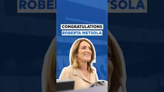 Roberta Metsola re-elected President of the European Parliament