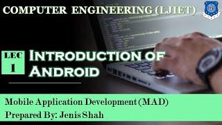 Lec-01_Introduction of Android | Mobile Application Development | Computer Engineering