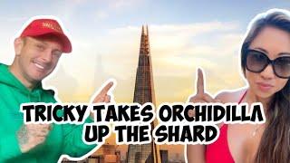 Tricky Takes orchidilla up the shard!