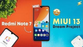 Install Redmi Note 7 Update : MIUI 13 Dream Project v2