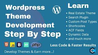 Wordpress Theme Development Tutorial Part 1 | Develop Wordpress Theme in Hindi / Urdu