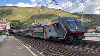 Hitachi Trainset Leaving Levanto Italy