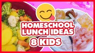 Homeschool Lunch Ideas | Homeschool Mom Day in the Life (8 Kids)