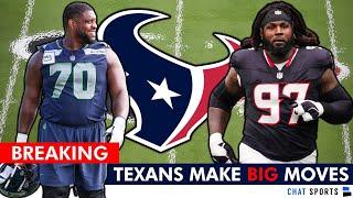 Texans Just Got TRIPLE DOSE Of Great News! NFL Free Agency Tracker + Texans Roster Moves