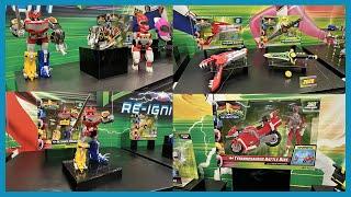 Seeing a close up of the Playmates Power Ranger Toys!