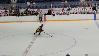 Niagara IceDogs goalie Owen Flores shootout saves against the Hamilton Bulldogs