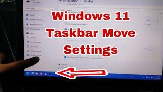 How to Customize Taskbar in Windows 11 | TasksBar Move Settings in Windows 11#macnitesh