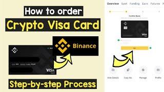 Order Binance Visa Card Free | Apply Binance Virtual Card Activate Register | Free Crypto Debit Card