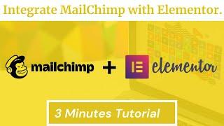 MailChimp Integration with Elementor Form in WordPress!!