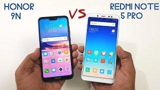 Honor 9N vs Redmi Note 5 Pro Speed Test