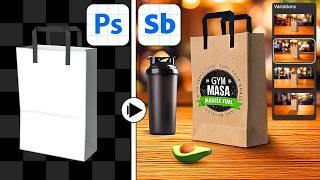 How To Create Advanced Product Mock-up Templates with 3D Model Ai in Photoshop CC 2025