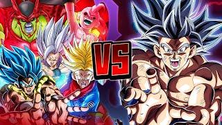 LR TEQ UI GOKU VS. THE MOST DIFFICULT BOSSES OF THE 9TH ANNIVERSARY META! (DBZ: Dokkan Battle)