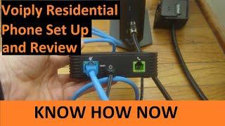 Voiply Residential Phone Set Up and Review