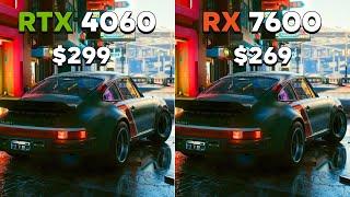 RTX 4060 vs RX 7600 on Ryzen 7 9800X3D - Test in 15 Games 1080p & 1440p