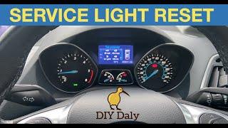 Ford C MAX Service light Reset Procedure