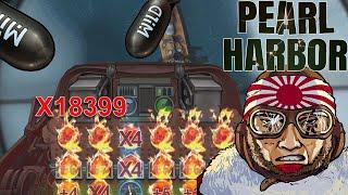 HE HIT THE LUCKIEST 18,000X WIN ON PEARL HARBOR!