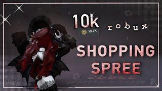 10K ROBUX SHOPPING SPREE!!! | halloween edition! ️