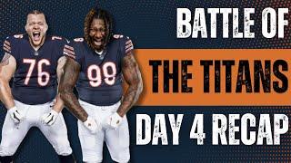 Day 4 Recap: 1 on 1 Blocking Drills Show Bears Strength