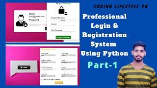 Professional Login and Registration System With MySQL Using Python