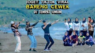 JOGET TIKTOK VIRAL BARENG CEWEK DI TEMPAT UMUM.. NGAKAK PARAH