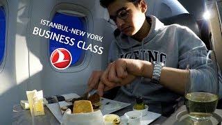 Turkish Airlines B777 BUSINESS CLASS Flight to New York