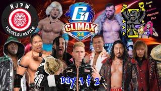 NJPW Puroresu Review  G1 Climax 34 Day 1 & 2