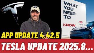 Tesla Software Update 2025.8: This is what everyone has been waiting for!App Update 4.42.5 This i...