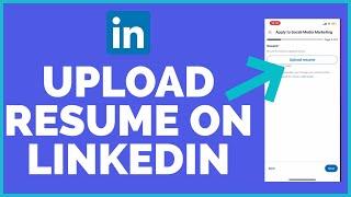 How to Upload Resume On Linkedin Profile | Linkedin Upload CV (2022)
