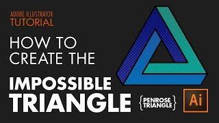 Geometric Shapes in Adobe Illustrator CC: Create the Impossible Triangle (Penrose)