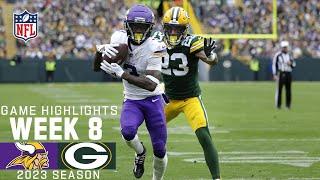 Minnesota Vikings vs. Green Bay Packers | 2023 Week 8 Game Highlights