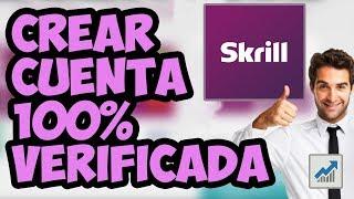 Crear cuenta SKRILL VERIFICADA 100% paso a paso 2019