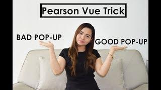 How to do the Pearson Vue Trick? (2018)