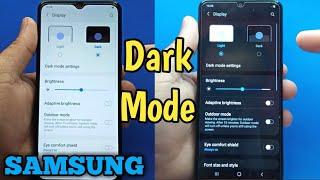 How to Enable/Disable dark mode on Samsung Galaxy A02