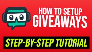How to Setup Giveaways For Your Stream! (Streamlabs Tutorial)