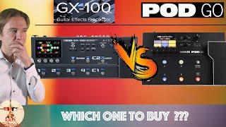 BOSS GX 100 vs Line 6 POD GO: which one to buy? (versus real Fender, Marshall)