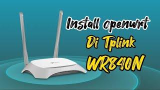 Install Openwrt Dirouter Tplink WR840N