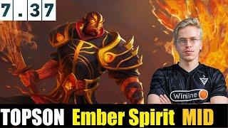 TOPSON [Ember Spirit] MID 7.37 - DOTA 2 HIGHEST MMR MATCH #dota2  #dota2gameplay  #topson