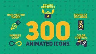 Animated Icons Pack || Free After Effects Templates || Business Icon Animation