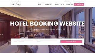 How to Make Hotel, Room and Hostel Booking Website with WordPress & Hotel Zante Theme